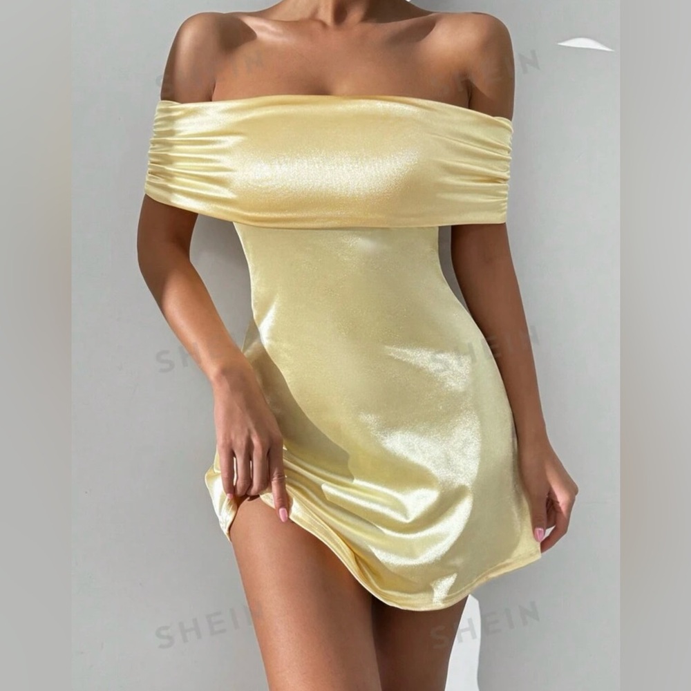 Off the shoulder dress
